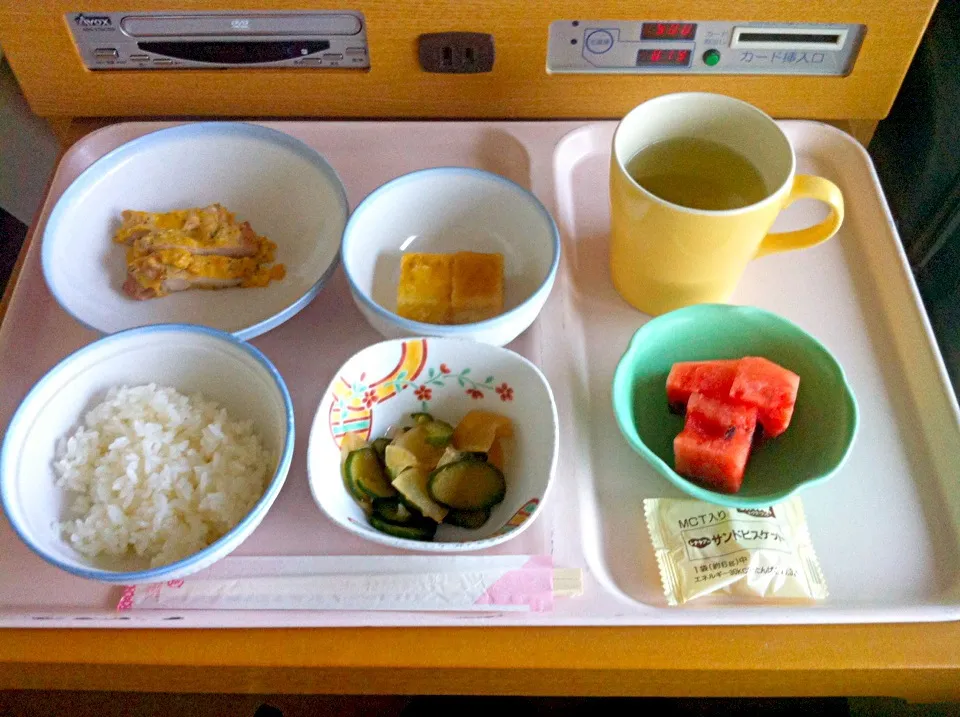 Snapdishの料理写真:晩ご飯☆『人工透析食ハーフ：アイス』|shyohさん