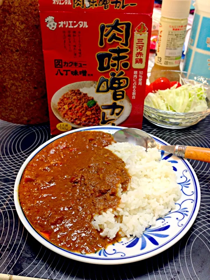 Snapdishの料理写真:名古屋みやげ☆オリエンタル 肉味噌カレー|ponnaoさん