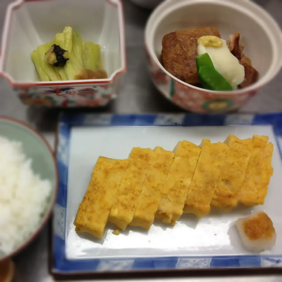 出汁巻き卵焼き定食|橋本実さん