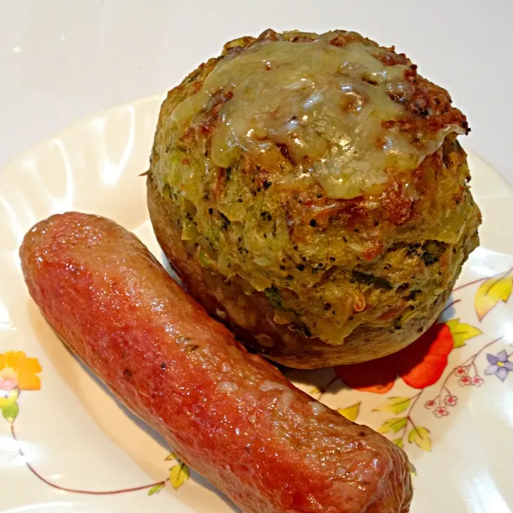 Baked potato with cheese, tuna & brokolli|miaさん