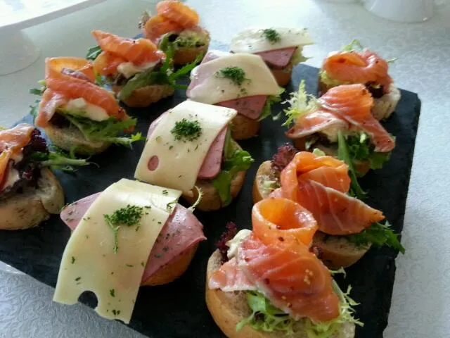 assorted open sandwich|Samson Yukさん