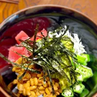 Snapdishの料理写真:爆弾丼(*˘︶˘*).｡.:*♡|まなさん