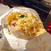 Brkfst burrito sausage & egg|david hughesさん