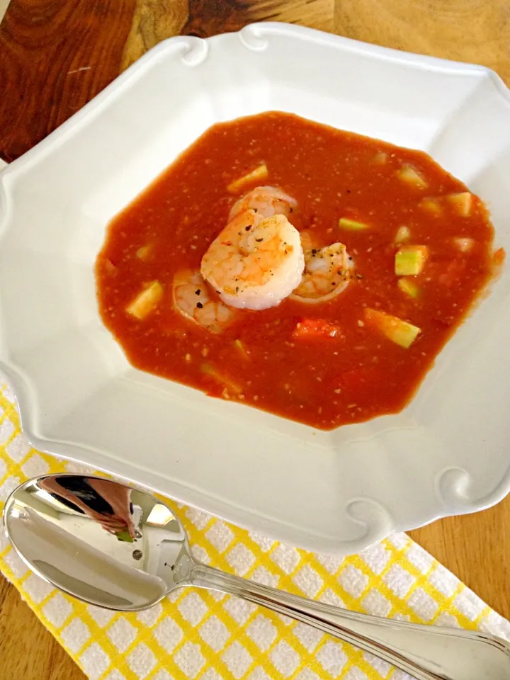 Gazpacho with shrimp|Mary Amandaさん