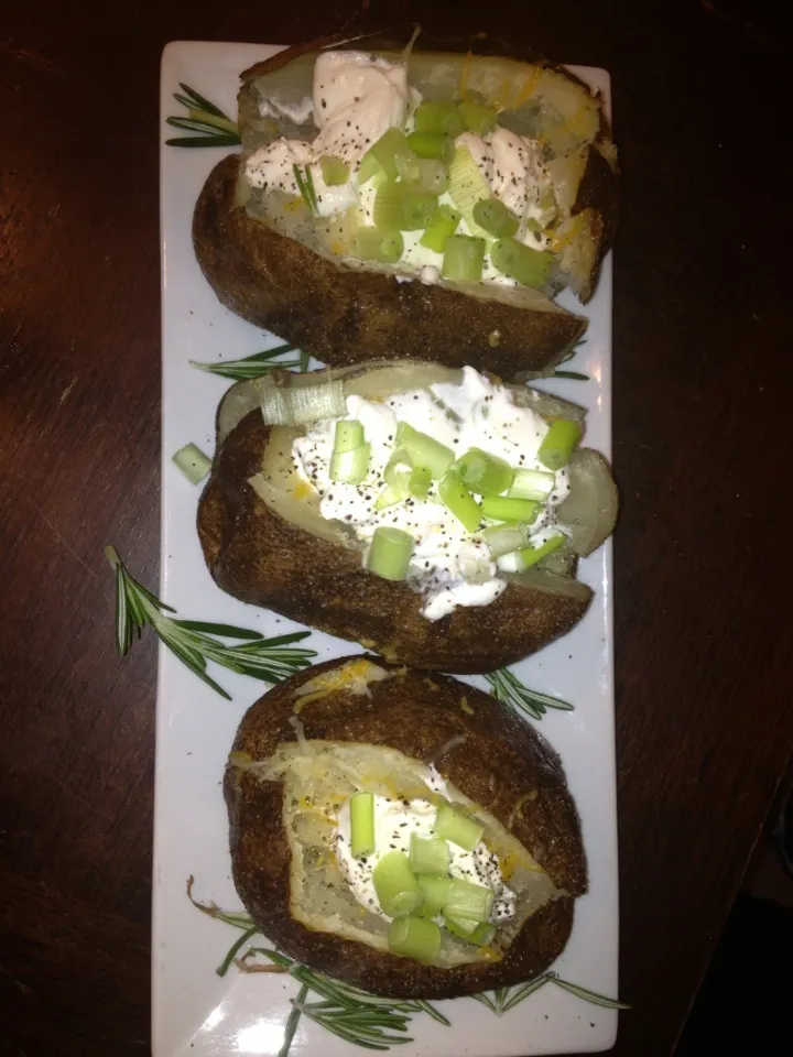 Sea Salt loaded baked potatoes|Clint Hillさん