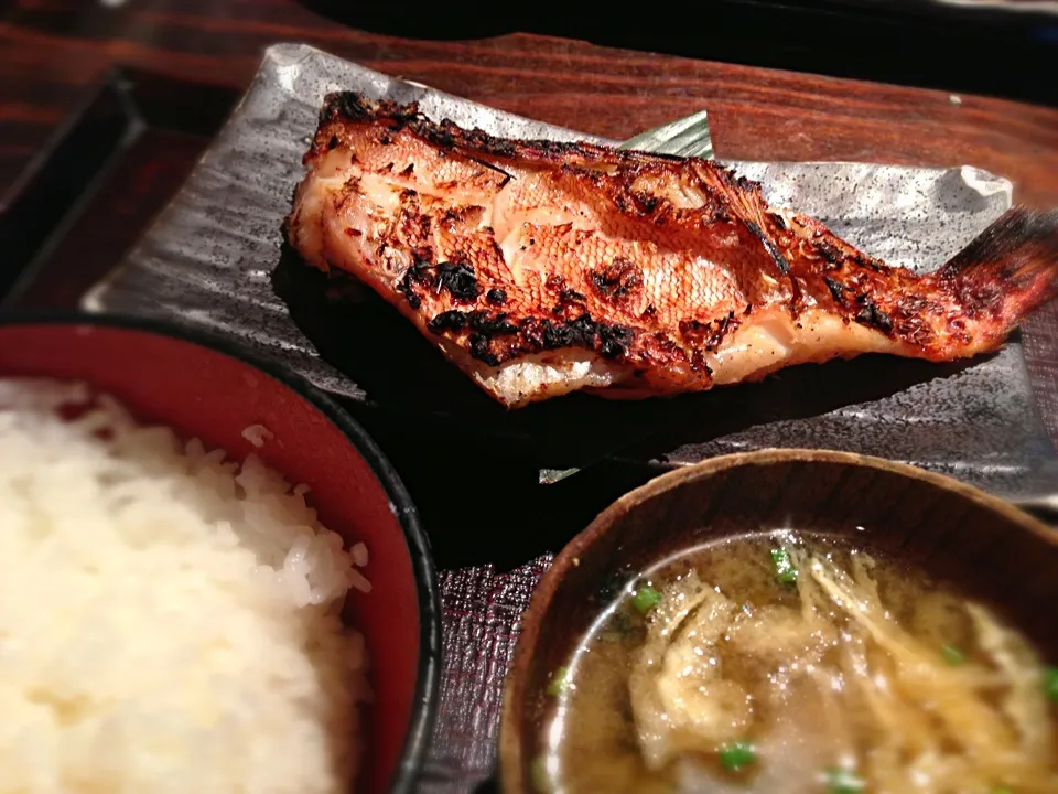 あこう鯛の粕漬け定食|hirotomoさん