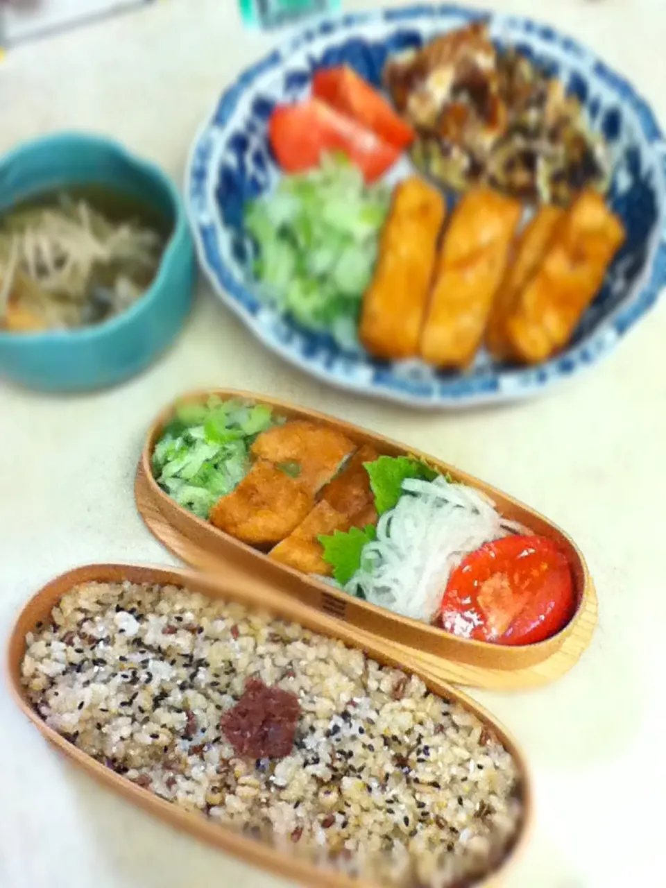 今日のJKランチプレート＆OL弁当。Today's lunch.|hoppycowさん