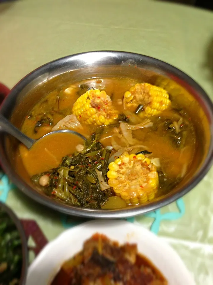 Sayur asem jagung kacang😝|Janeさん