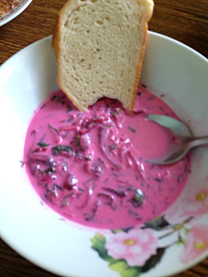 Cold beetroot soup|Charlotte Daviesさん