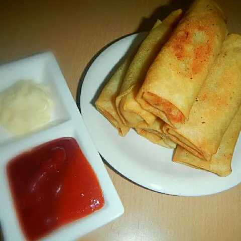 fried vegetable spring roll|Asti 🌸🌸さん