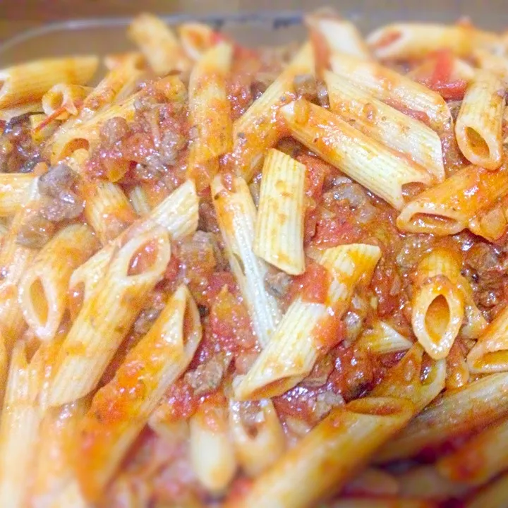 Grilled Eggplant & Minced Beef Pene Pasta|rcxy bさん