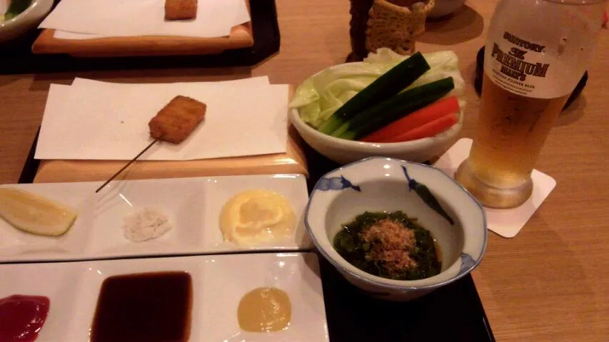串揚げ屋さん乾杯☆最初は子持ち昆布から(о´∀`о)|あゆ亭さん