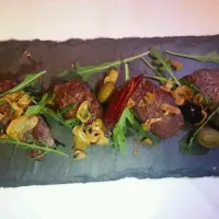 wagyu with garlic chips|Samson Yukさん