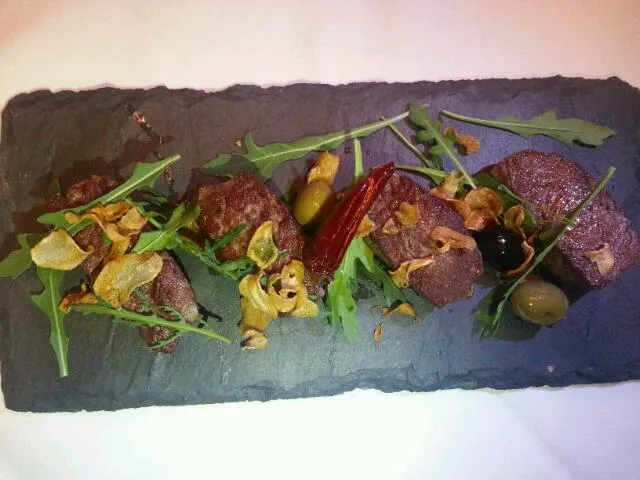 wagyu with garlic chips|Samson Yukさん