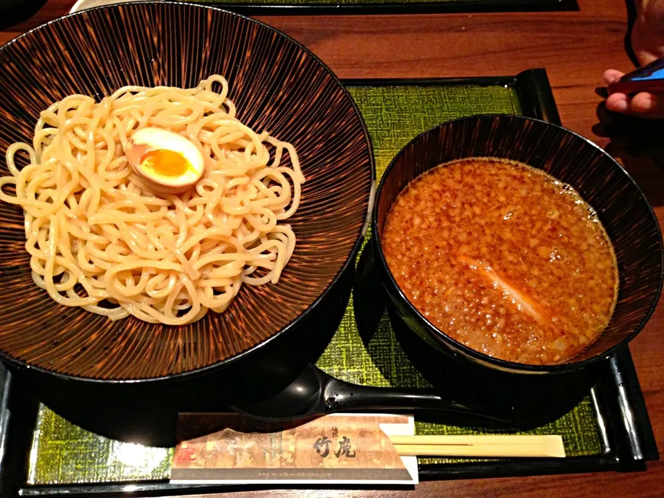 Snapdishの料理写真:裏竹虎つけ麺 ちょい辛♪|Tomomi Booさん