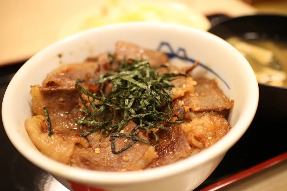 Snapdishの料理写真:カルビ焼き牛めし|マハロ菊池さん