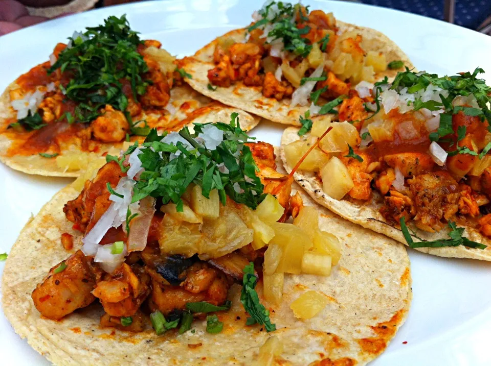 鯛のパストール味、Tacos de Huachinango al Pastor|mex dishさん