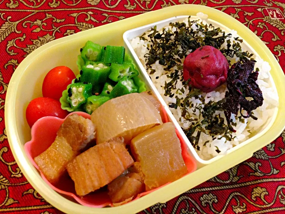 豚バラと大根の煮物弁当|もえさん