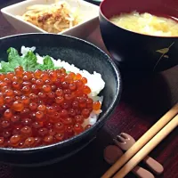 Snapdishの料理写真:自家製イクラ丼|(#ﾟﾛﾟ#)さん