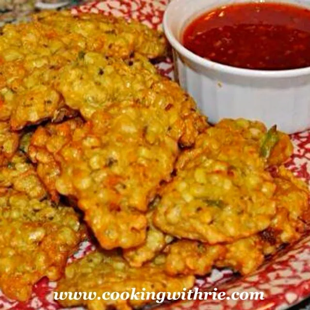 Indonesian Corn Fritters/Perkedel Jagung|rie simsさん