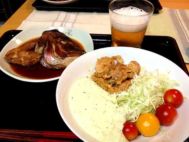 鯛のアラ煮&豚の生姜焼き|田中 喜子さん