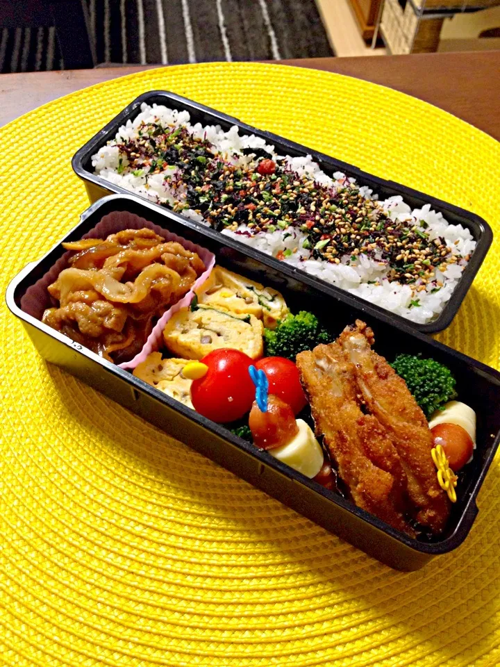 Snapdishの料理写真:手羽唐弁当|ココロさん