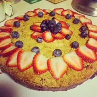 Blueberry  yogurt crumble cake.|Carina Mayrol Sotoさん