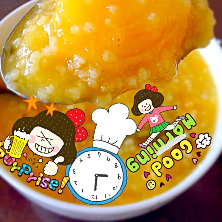 Good morning guys~sweet potato and millet congee〜〜|Yanjin Liさん