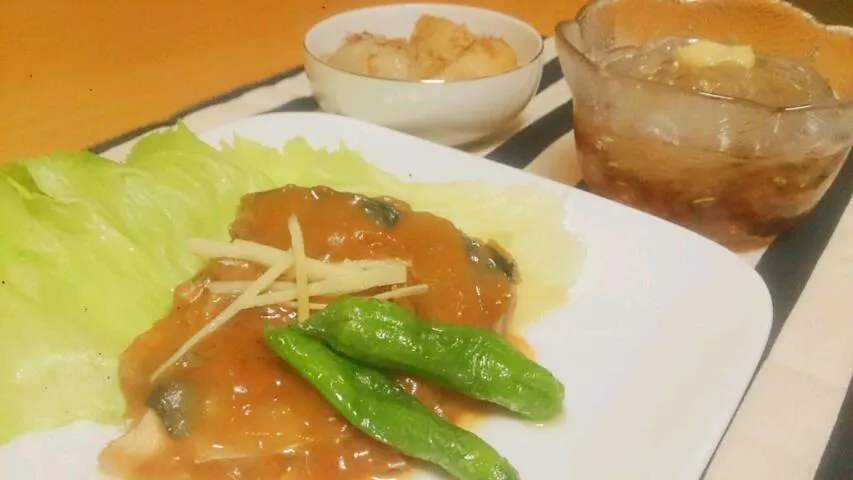 鯖の味噌味、里芋の煮物|みか子さん