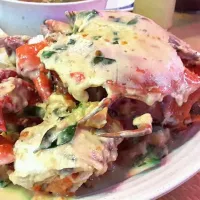 Snapdishの料理写真:Salted egg crab|Cik Hunneyさん