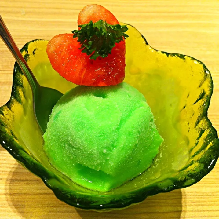 kiwi sherbet ice cream|Blinkieさん