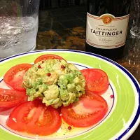 Snapdishの料理写真:今日は、泡「TAITTINGER」とコレ(^O^)／|ワインさん