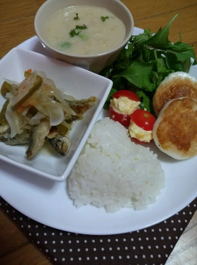 南蛮漬け定食(*´σωσ｀)|オオノミカさん