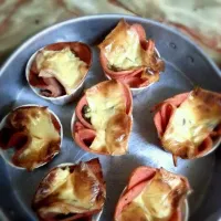 mushroom ham tart|Jenny Tan Jennyさん