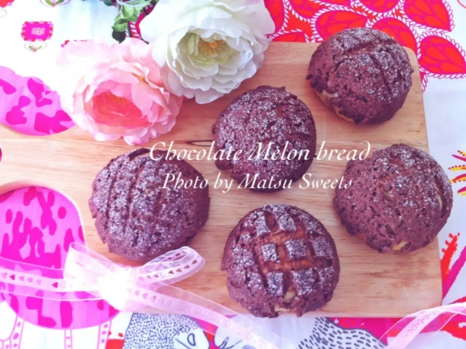 Chocolate melon bread|Matsu sweetsさん