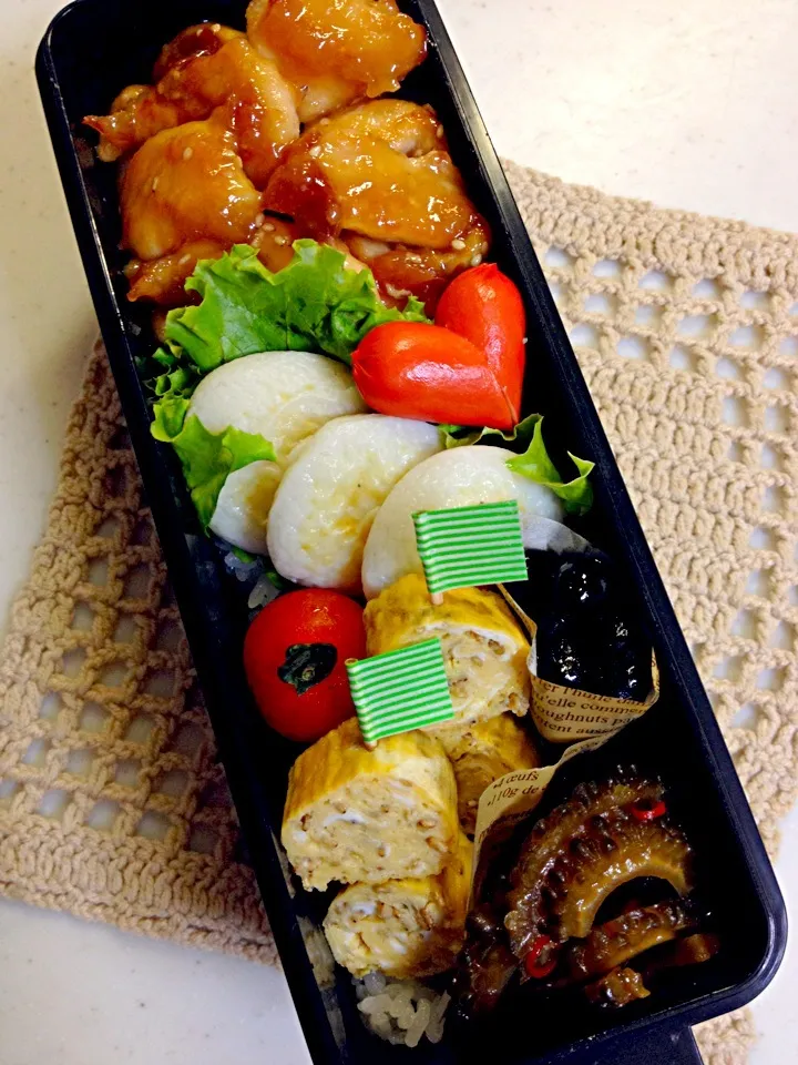 Snapdishの料理写真:旦那サマのお弁当|ゆりっぺ⋆*❁さん