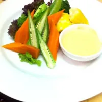 Snapdishの料理写真:Summer veggies with vegan mayo|m.さん