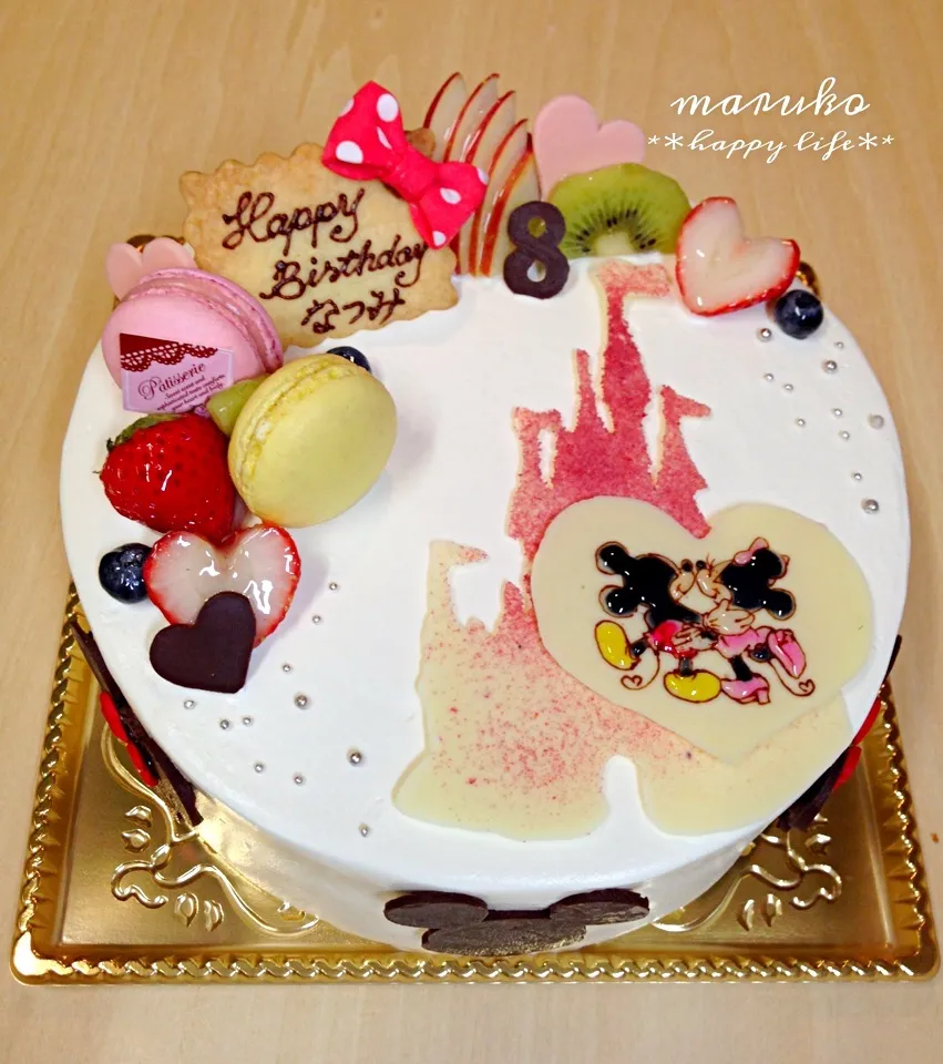 Snapdishの料理写真:ミッキー♡ミニーCake|TAEKO ITOさん