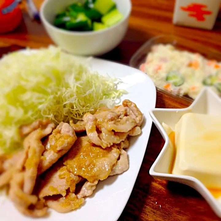 豚の生姜焼き|ヘーゼルさん