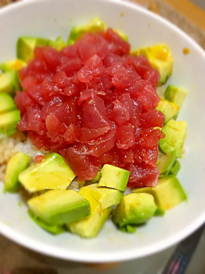 ネギトロ風丼|みさとさん