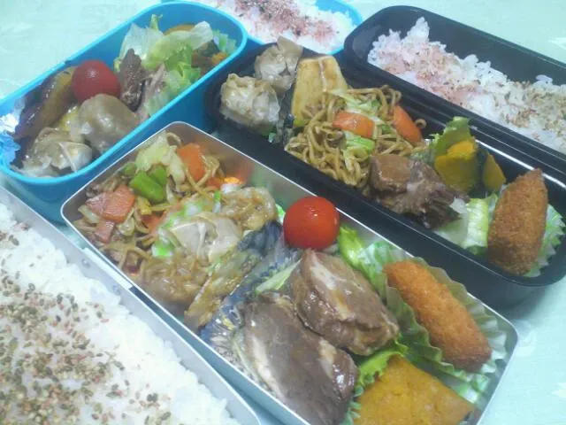 夏休みこどもたち＆オレ弁当8/2|クッキングおやぢさん