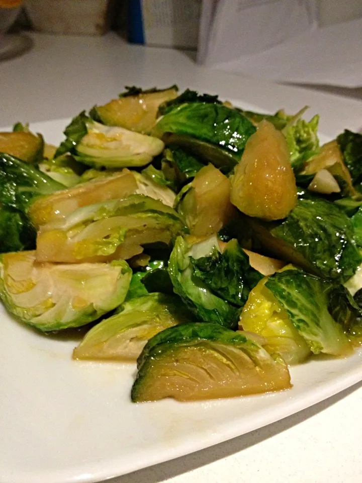 Brown Sugar Brussel Sprouts|Aliceさん