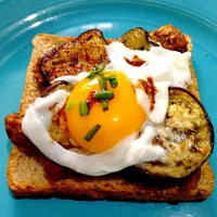 My roast pork open-faced sandwich|Ysabel Carballoさん