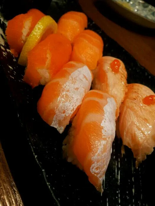 Salmon Sushi plate XD|Darmyさん