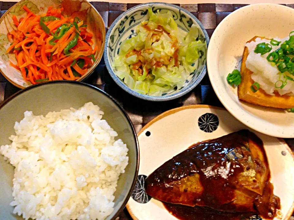 サバ味噌定食（≧∇≦）|あっこぷーさん