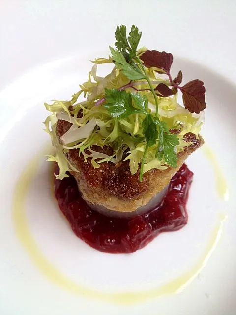 Polenta Crumbled Foie Gras|Carin Tayさん