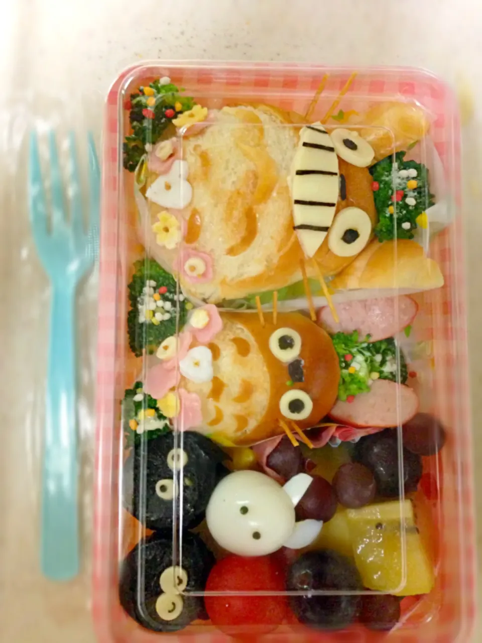 トトロサンドイッチ弁当|チョコレートさん