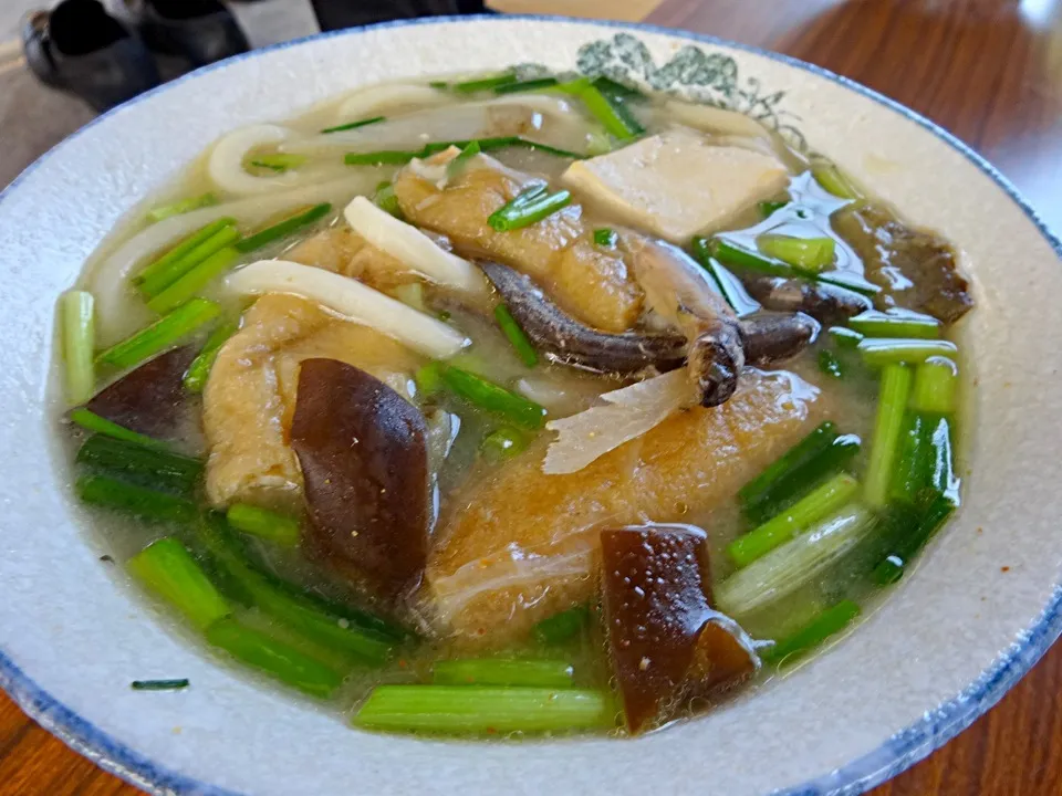 Snapdishの料理写真:ドジョウうどん！|Food is lifeさん