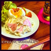 Snapdishの料理写真:豆乳クリームそうめん♡|ゆーりさん