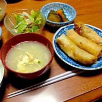 Snapdishの料理写真:セロリの春巻|TAEKOさん